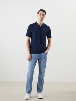 Polo Yaka K?sa Kollu Pike Erkek Ti??rt