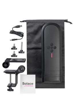 Мастурбатор нереалистичный LOVENSE Solace, TPE, черный, см