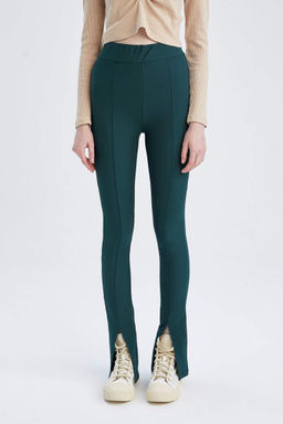 Леггинсы с разрезом на талии и нормальной талией - Defacto фото 4