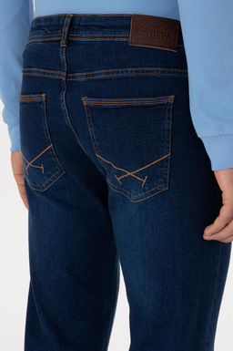 Erkek Koyu Mavi Slim Fit Jean Pantolon - U.s. polo assn фото 6