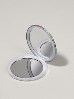 Зеркало складное «Совы», d=7.5 см, рисунок МИКС