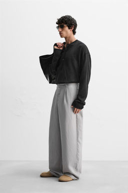 RELAXED FIT FLOWING TROUSERS - Zara фото 8