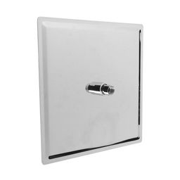 Лейка для душа Accoona A359-1, тропическая, 30×30 см, нержавеющая сталь, хром