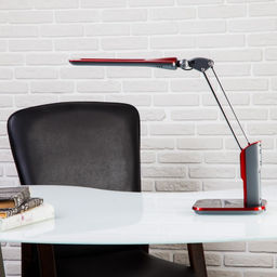TLD-515 Red/9W/Светильник настольный/LED/900Lm/6 режимов в диапазоне 2700-6400K/С диммером/Цвет-красный