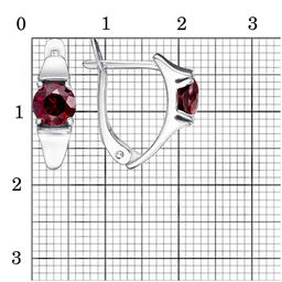 СЕРЬГИ 3387302Д18 - Красная пресня фото 3