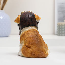 Фигурка полистоун «Щенок-авиатор», 14×10×16 см