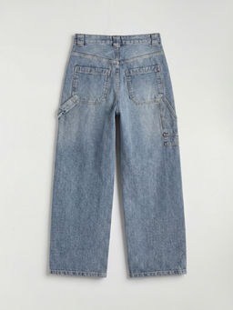 Y?ksek Bel Wideleg Kad?n Jean Pantolon