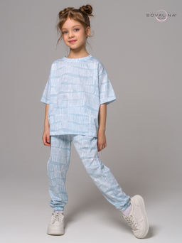 Костюм Daily men белые волны