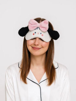 Маска для сна гелевая "Cute puppy", pink