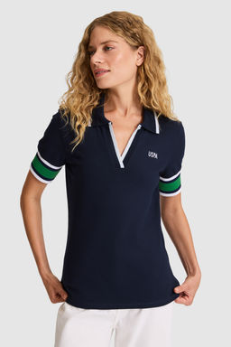 KadДn Lacivert Polo Yaka TiЕГrt