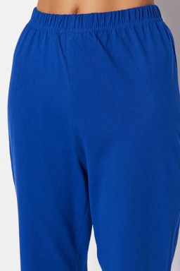 Trendyolmilla Lila %100 Pamuklu Eglenceli Bask?l? T-shirt-Pantolon Orme Pijama Tak?m? THMSS23PT00134 фото 20