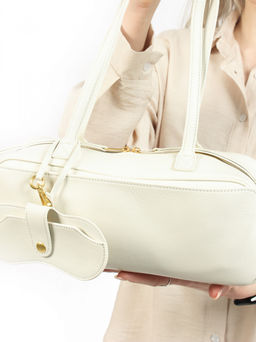 LACCOMA сумка АМ9002-2-молочный натуральная кожа фото 7