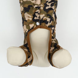 Комбинезон для собак, демисезонный с подкладом, размер S (ДС 25, Ог 37см), камуфляжный - Simaland фото 7