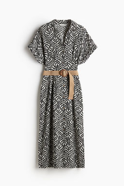 Vestido camisero con cintur?n
