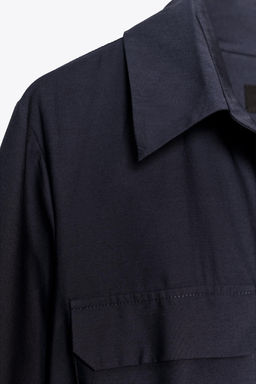 ZW COLLECTION POPLIN SHIRT DRESS - Zara фото 7