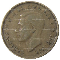 1/2 пенни 1938 года Австралия