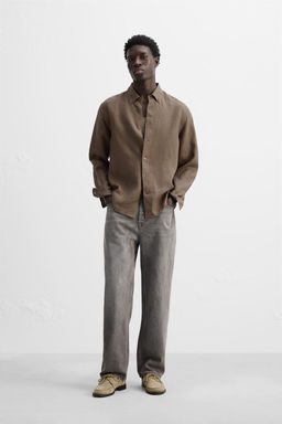 100% LINEN SHIRT - Zara фото 9