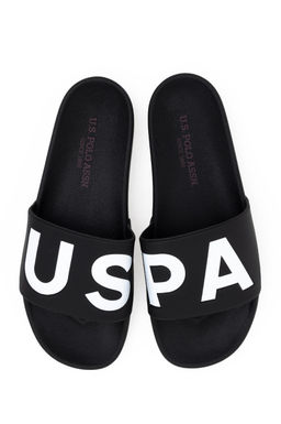 Мужские черные тапочки - U.s. polo assn фото 6
