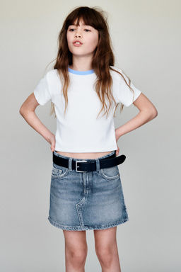 DENIM BERMUDA SKIRT - Zara фото 9
