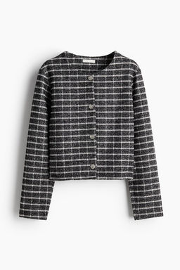 Cardigan en punto brillante con textura - H&m фото 4