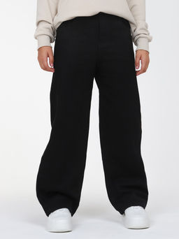 Джинсы-багги утеплённые для девочек