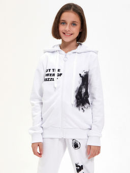 Спортивный костюм "Гризли",белый