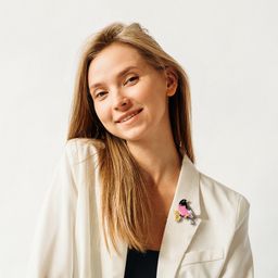 Брошь Розовый Робин - Orgalica фото 6