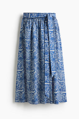 Falda de popelina con lazada - H&m фото 2