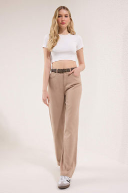 Vizon %100 Tencel Yuksek Bel Wide Leg Jeans TWOSS25JE00262 - Trendyolmilla фото 2