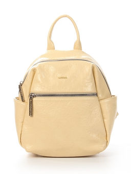 LACCOMA рюкзак Жизель-желто-бежевый эко кожа хлопок