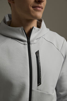 Толстовка на молнии Серый TRN Knit Track Top - Anta фото 3