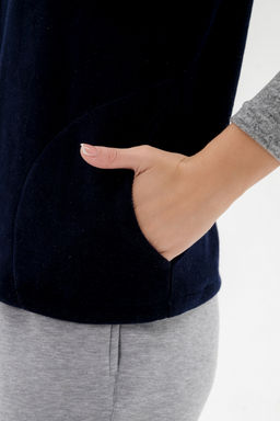 Жилет женский из велюра синий макс - Амадэль фото 30