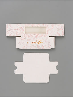 Цена за 5 шт. Коробка подарочная с окном «С любовью», 12×5.5×5.5 см, самосборная