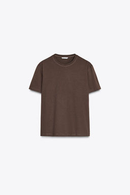 BASIC COTTON T-SHIRT - Zara фото 20