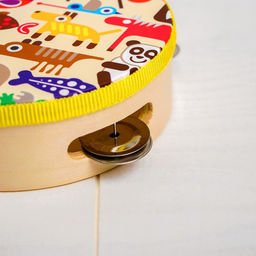 Цена за 5 шт. Бубен «Весёлые животные»