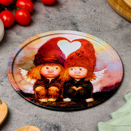 Поднос Ещё раз про любовь, 20 х 0,4 х 0,32 см, металл