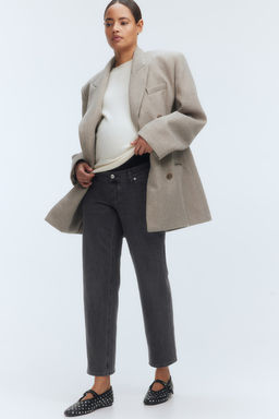 MAMA Straight Ankle Jeans