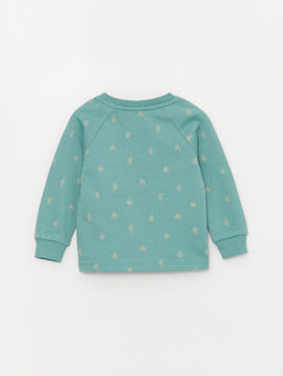 Bisiklet Yaka Uzun Kollu Bask?l? Erkek Bebek H?rka ve Pantolon 2li Tak?m - Waikiki фото 3