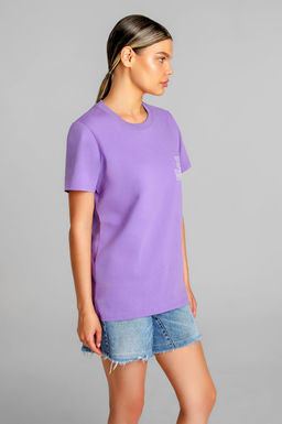 Арт. 3175 Футболка женская 44-52 (5 шт) Цвет:лила - Калинка фото 4
