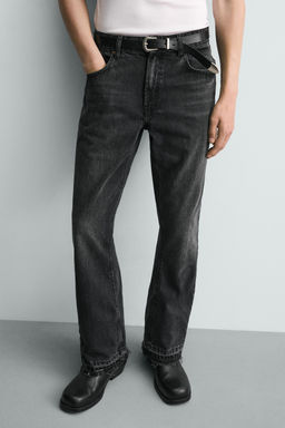 JEANS FLARE FIT / Carb?n - Zara фото 15