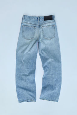 MID-WAIST LOOSE STRAIGHT-LEG JEANS - Zara фото 3