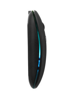 Мышь MB-2.4 беспроводная, оптическая, подсветка, 1600 dpi, USB+BT, чёрная