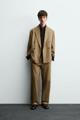 LIMITED EDITION PLEATED SUIT TROUSERS