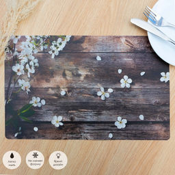 Цена за 20 шт. Салфетка сервировочная на стол Ветка яблони, 2641 см - Simaland фото 4