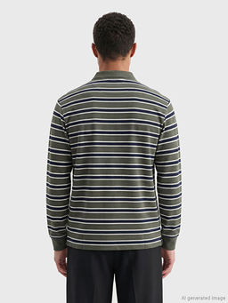 Polo Yaka ?izgili Erkek Ti??rt