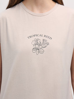 Футболка с принтом / Zarina  фото 7