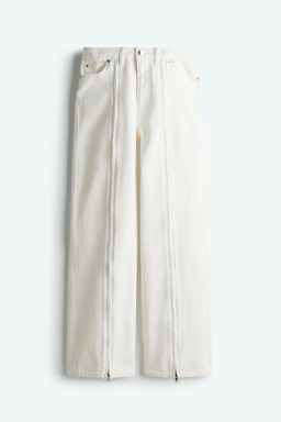 Vaquero con cremalleras