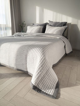 Покрывало 150x205 серый полиэстер - Denastia фото 5