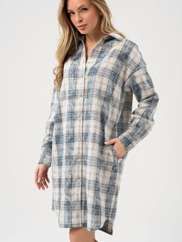 Халат фланель "Рубашка"