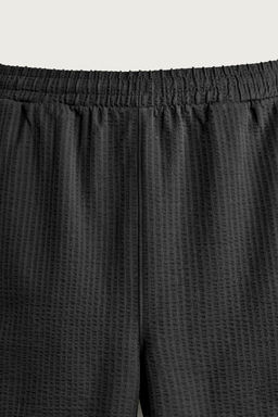 BERMUDA REGULAR FIT SEERSUCKER CONFORT / Gris antracita - Zara фото 8